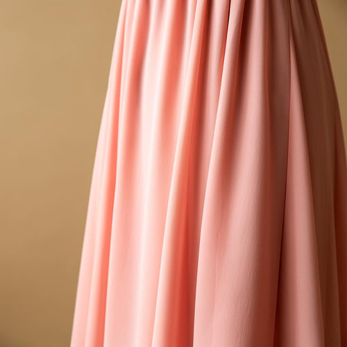 Aura Blush Midi Dress — fabric detail
